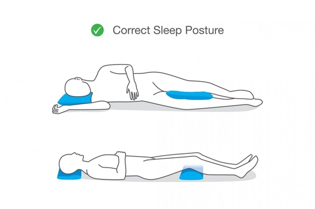 sleeping position for joint pain