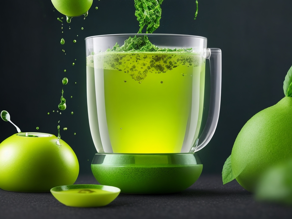 Cup of green tea